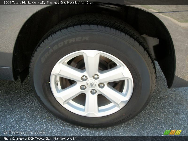 Magnetic Gray Metallic / Ash Gray 2008 Toyota Highlander 4WD