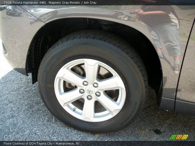 Magnetic Gray Metallic / Ash Gray 2008 Toyota Highlander 4WD