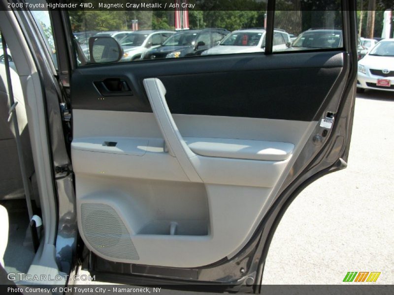 Magnetic Gray Metallic / Ash Gray 2008 Toyota Highlander 4WD