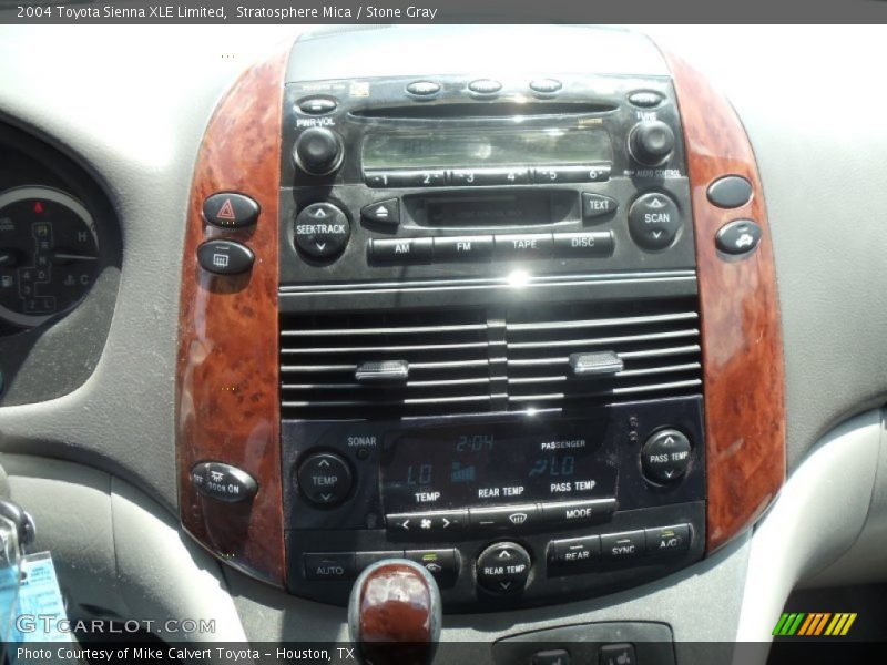 Stratosphere Mica / Stone Gray 2004 Toyota Sienna XLE Limited