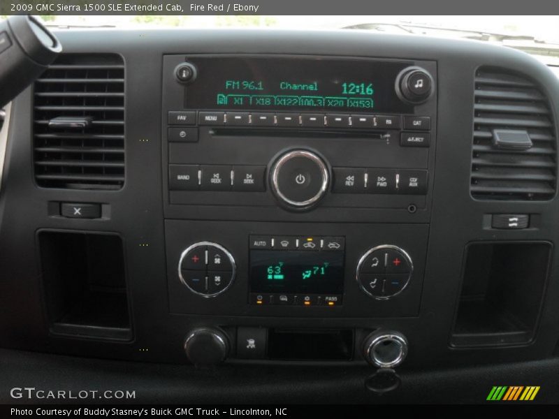 Fire Red / Ebony 2009 GMC Sierra 1500 SLE Extended Cab