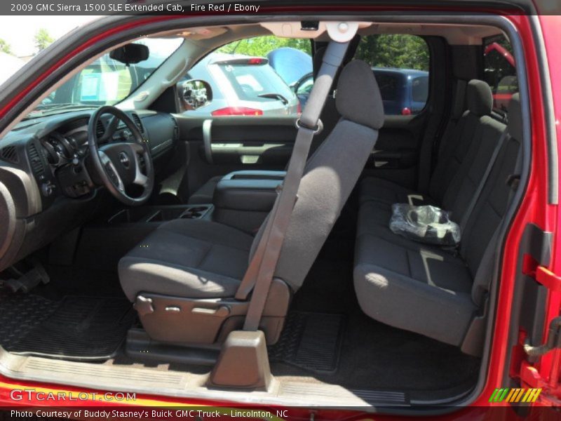 Fire Red / Ebony 2009 GMC Sierra 1500 SLE Extended Cab