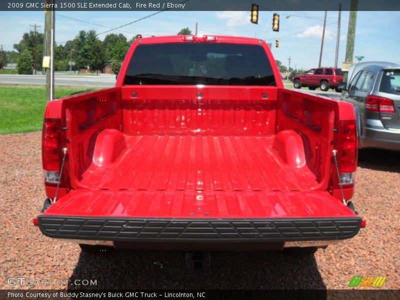 Fire Red / Ebony 2009 GMC Sierra 1500 SLE Extended Cab