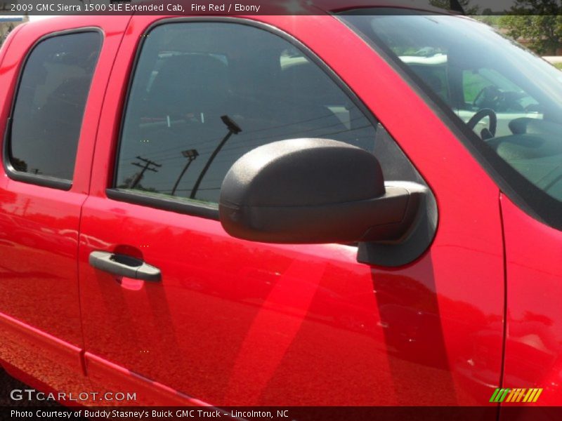 Fire Red / Ebony 2009 GMC Sierra 1500 SLE Extended Cab