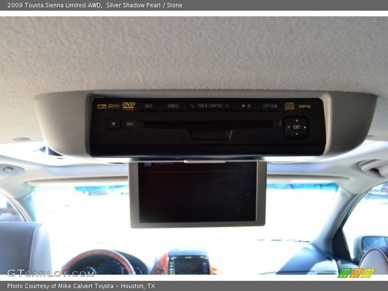 Silver Shadow Pearl / Stone 2009 Toyota Sienna Limited AWD