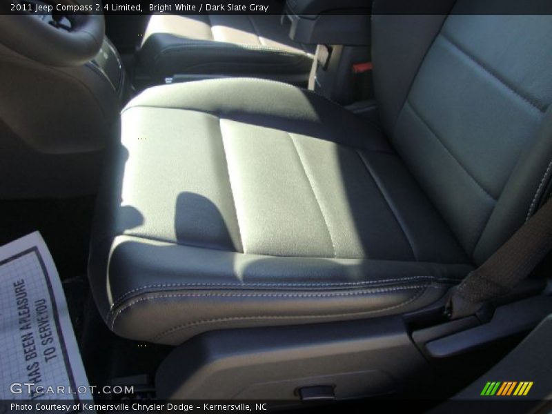 Bright White / Dark Slate Gray 2011 Jeep Compass 2.4 Limited