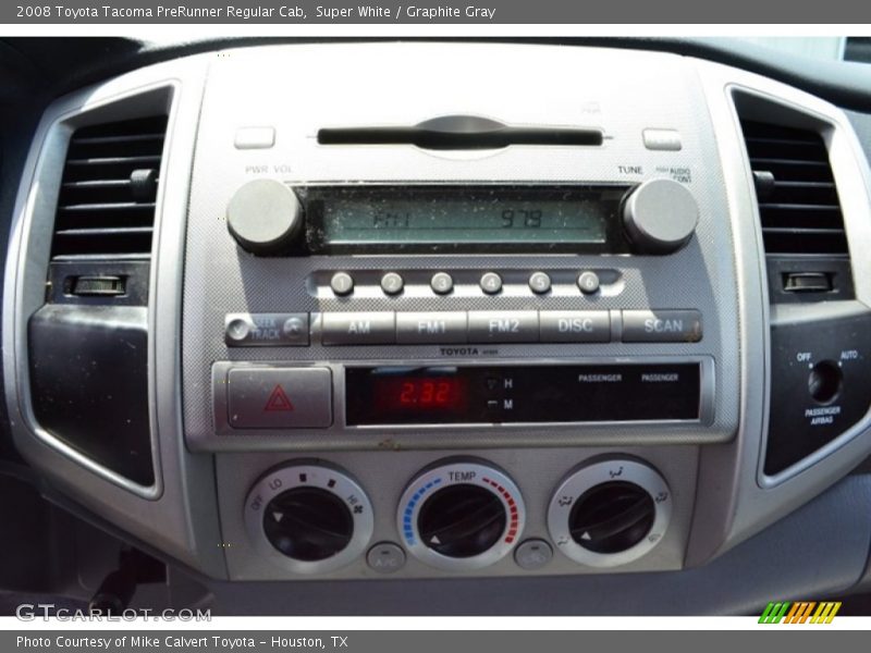 Super White / Graphite Gray 2008 Toyota Tacoma PreRunner Regular Cab