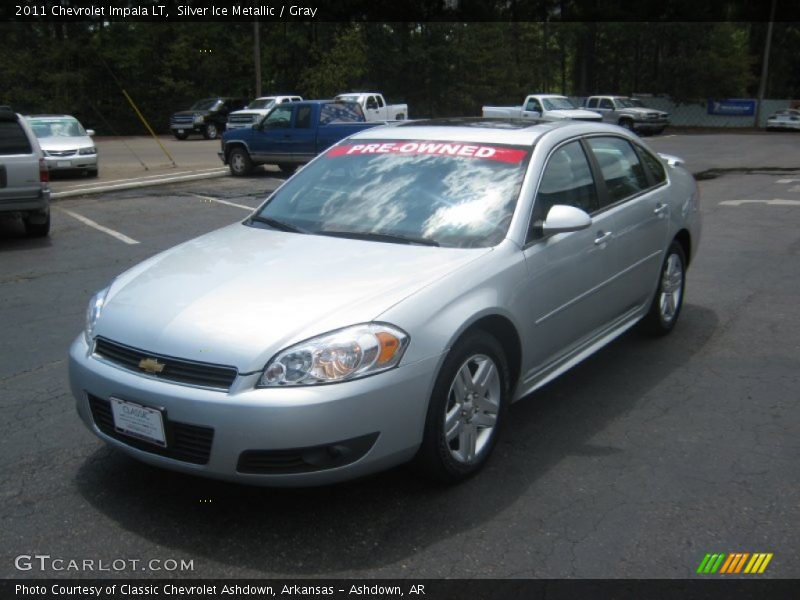 Silver Ice Metallic / Gray 2011 Chevrolet Impala LT