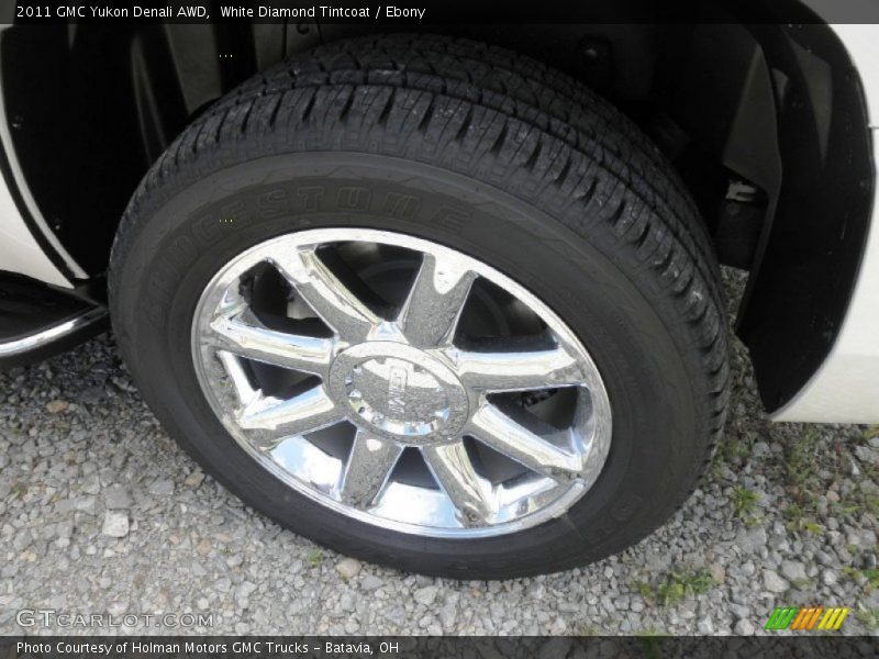 White Diamond Tintcoat / Ebony 2011 GMC Yukon Denali AWD