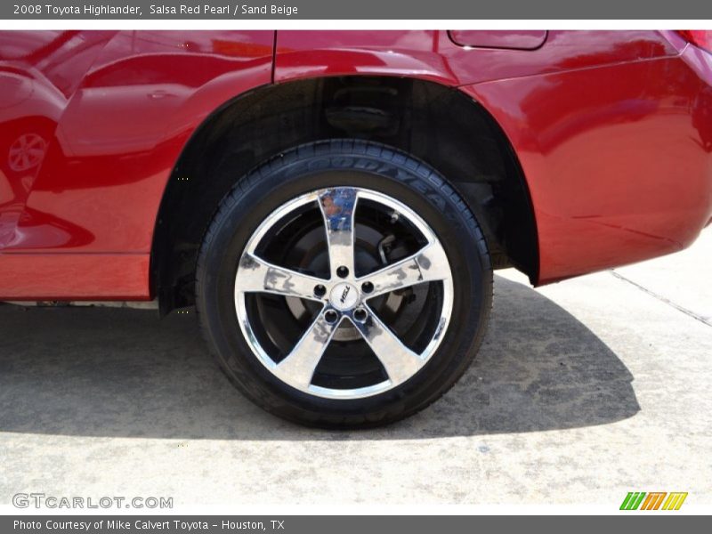 Salsa Red Pearl / Sand Beige 2008 Toyota Highlander