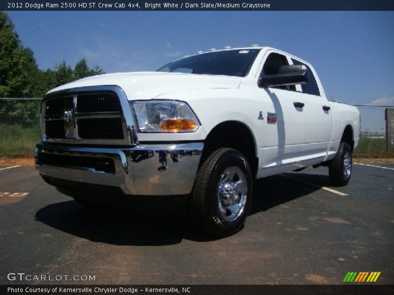 Bright White / Dark Slate/Medium Graystone 2012 Dodge Ram 2500 HD ST Crew Cab 4x4