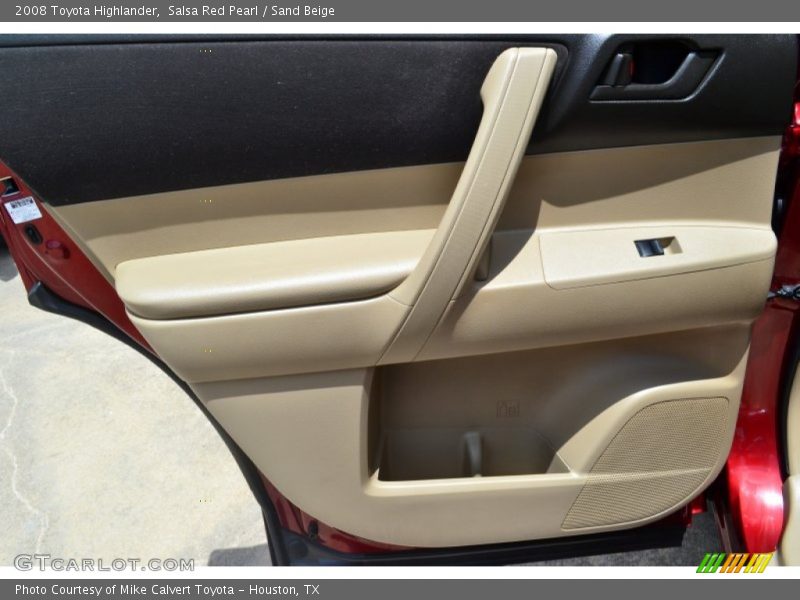 Salsa Red Pearl / Sand Beige 2008 Toyota Highlander