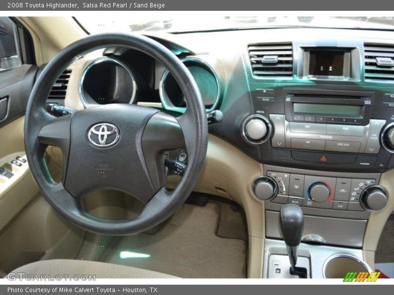 Salsa Red Pearl / Sand Beige 2008 Toyota Highlander