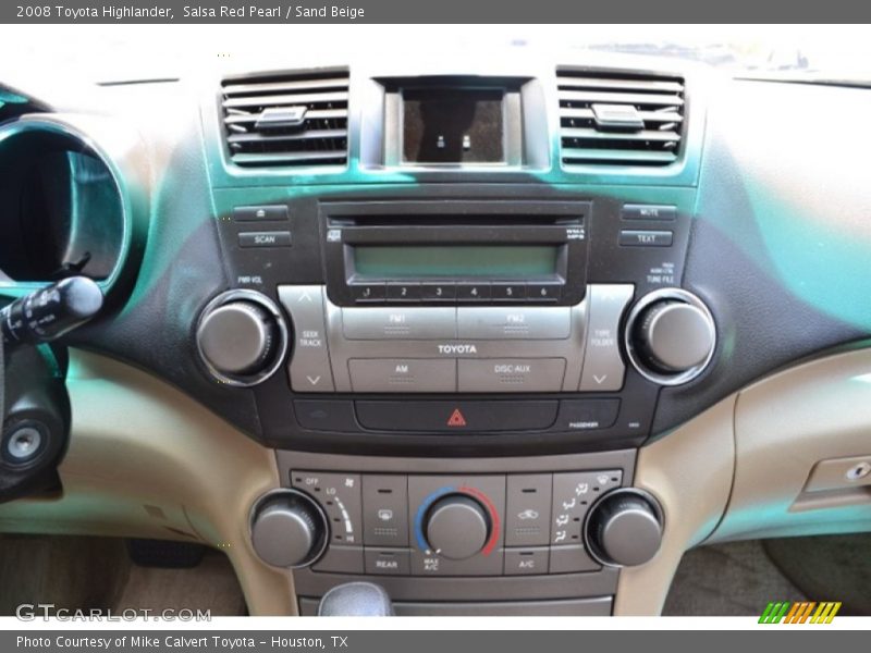 Salsa Red Pearl / Sand Beige 2008 Toyota Highlander