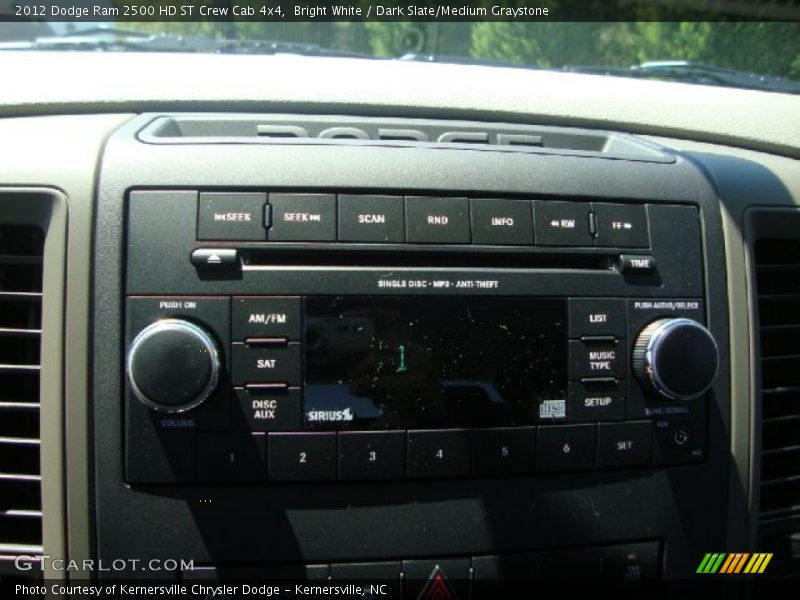 Bright White / Dark Slate/Medium Graystone 2012 Dodge Ram 2500 HD ST Crew Cab 4x4