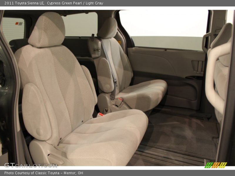 Cypress Green Pearl / Light Gray 2011 Toyota Sienna LE