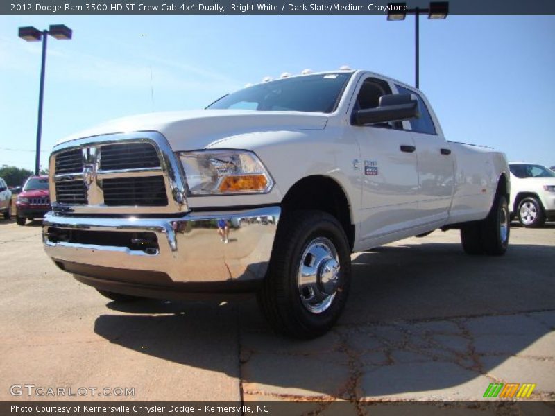  2012 Ram 3500 HD ST Crew Cab 4x4 Dually Bright White