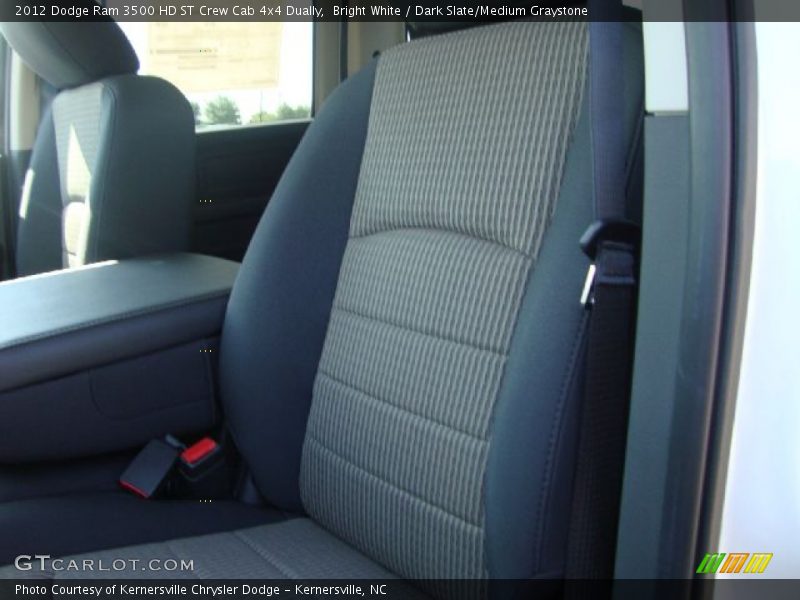 Bright White / Dark Slate/Medium Graystone 2012 Dodge Ram 3500 HD ST Crew Cab 4x4 Dually