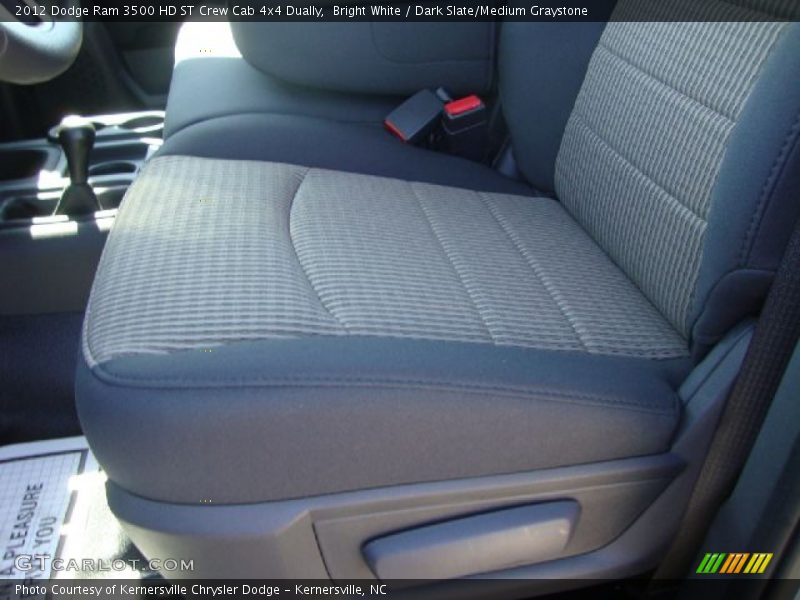 Bright White / Dark Slate/Medium Graystone 2012 Dodge Ram 3500 HD ST Crew Cab 4x4 Dually