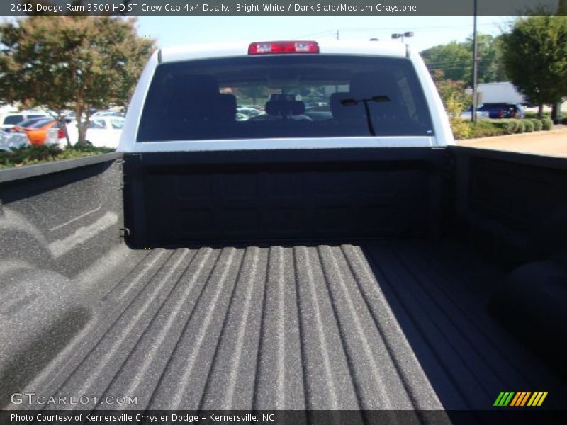 Bright White / Dark Slate/Medium Graystone 2012 Dodge Ram 3500 HD ST Crew Cab 4x4 Dually