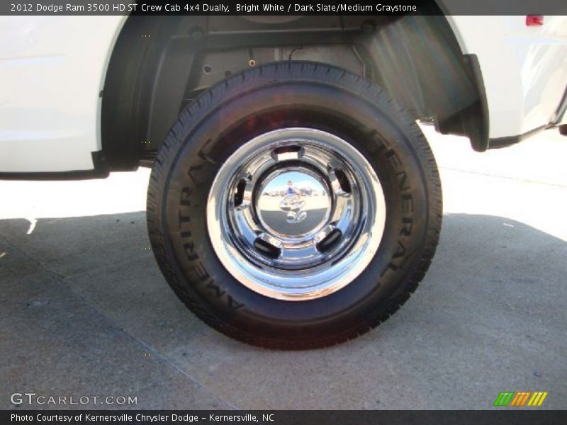 Bright White / Dark Slate/Medium Graystone 2012 Dodge Ram 3500 HD ST Crew Cab 4x4 Dually