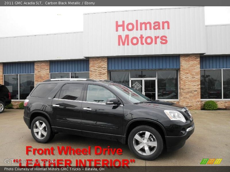 Carbon Black Metallic / Ebony 2011 GMC Acadia SLT