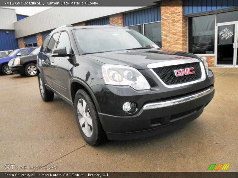 Carbon Black Metallic / Ebony 2011 GMC Acadia SLT