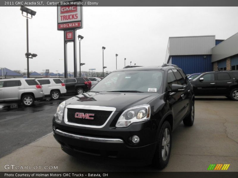 Carbon Black Metallic / Ebony 2011 GMC Acadia SLT