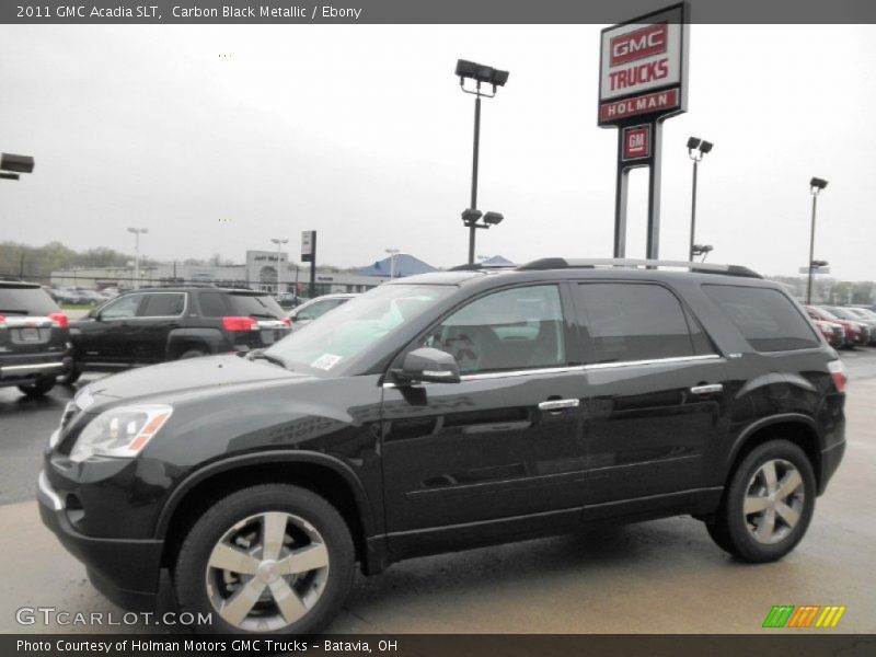 Carbon Black Metallic / Ebony 2011 GMC Acadia SLT