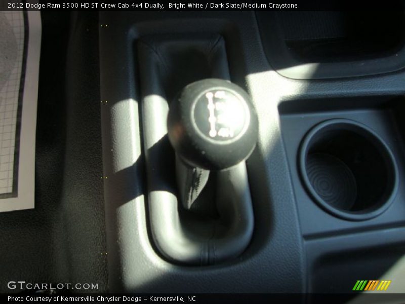 Bright White / Dark Slate/Medium Graystone 2012 Dodge Ram 3500 HD ST Crew Cab 4x4 Dually