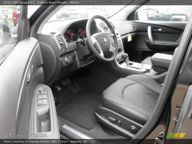 Carbon Black Metallic / Ebony 2011 GMC Acadia SLT
