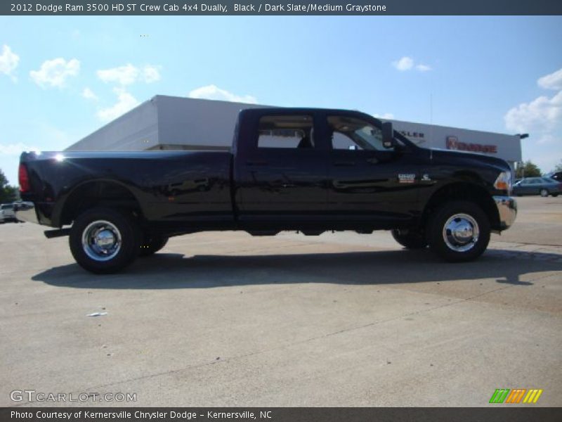 Black / Dark Slate/Medium Graystone 2012 Dodge Ram 3500 HD ST Crew Cab 4x4 Dually