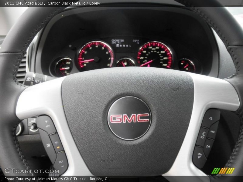 Carbon Black Metallic / Ebony 2011 GMC Acadia SLT