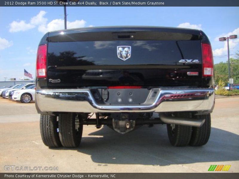 Black / Dark Slate/Medium Graystone 2012 Dodge Ram 3500 HD ST Crew Cab 4x4 Dually