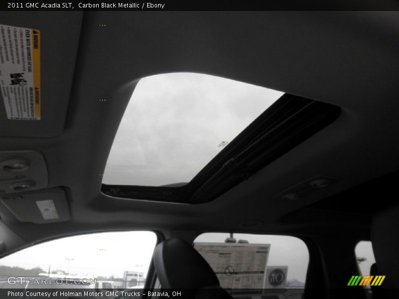 Carbon Black Metallic / Ebony 2011 GMC Acadia SLT