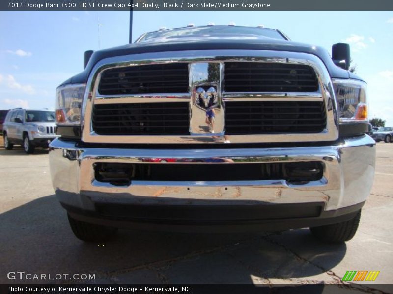 Black / Dark Slate/Medium Graystone 2012 Dodge Ram 3500 HD ST Crew Cab 4x4 Dually
