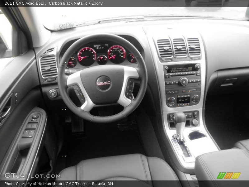 Carbon Black Metallic / Ebony 2011 GMC Acadia SLT