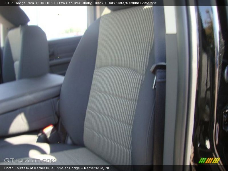 Black / Dark Slate/Medium Graystone 2012 Dodge Ram 3500 HD ST Crew Cab 4x4 Dually