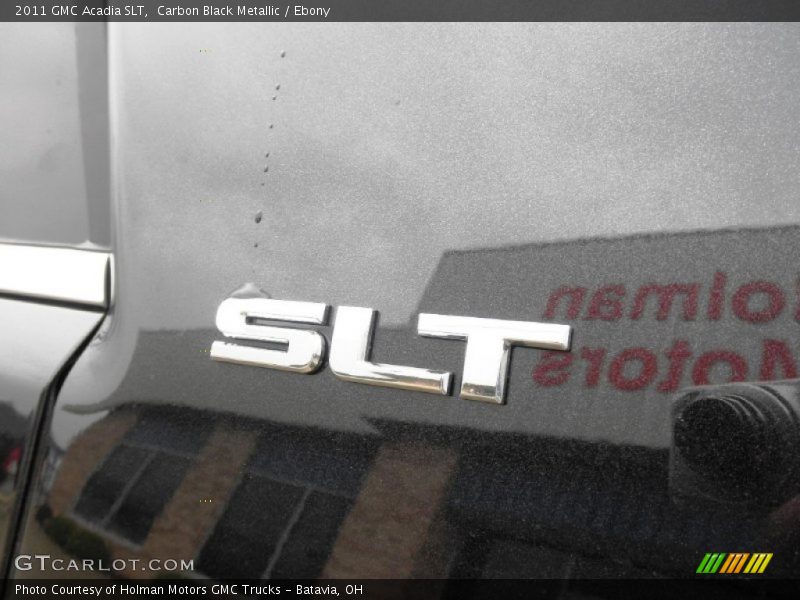 Carbon Black Metallic / Ebony 2011 GMC Acadia SLT