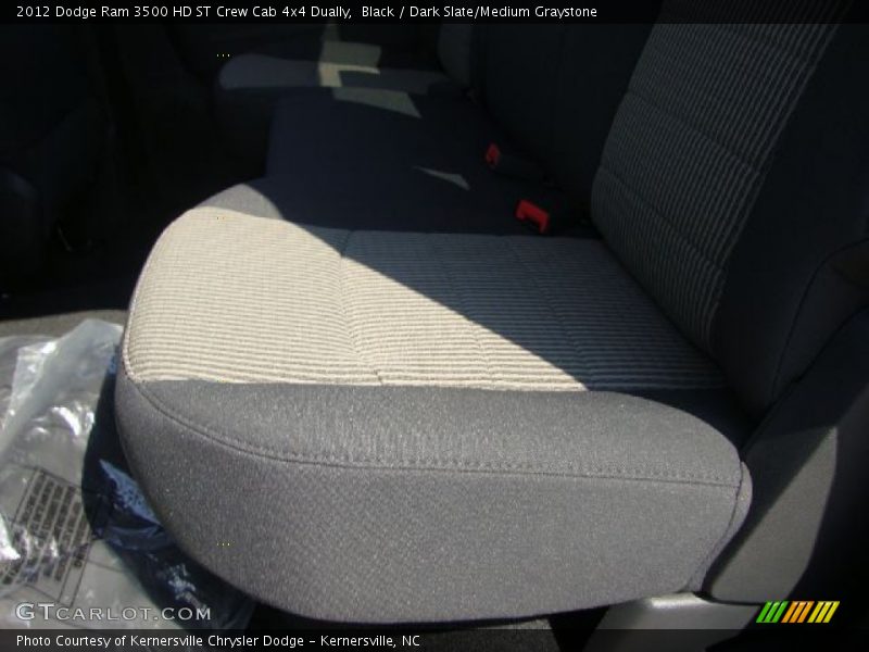Black / Dark Slate/Medium Graystone 2012 Dodge Ram 3500 HD ST Crew Cab 4x4 Dually