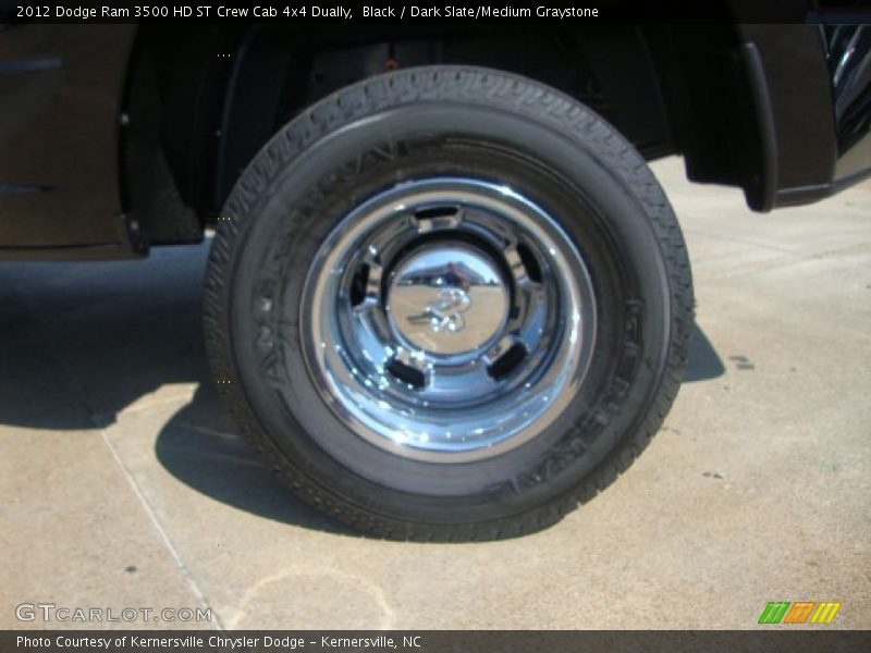 Black / Dark Slate/Medium Graystone 2012 Dodge Ram 3500 HD ST Crew Cab 4x4 Dually