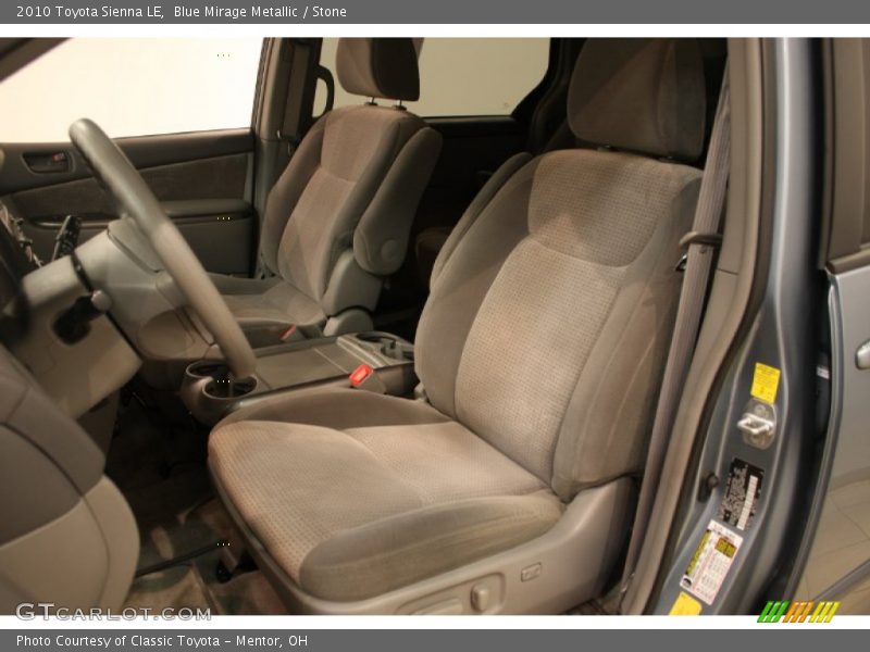 Blue Mirage Metallic / Stone 2010 Toyota Sienna LE