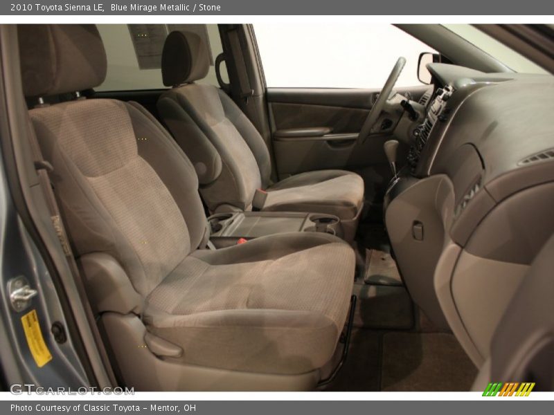 Blue Mirage Metallic / Stone 2010 Toyota Sienna LE