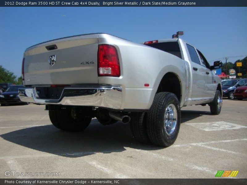Bright Silver Metallic / Dark Slate/Medium Graystone 2012 Dodge Ram 3500 HD ST Crew Cab 4x4 Dually