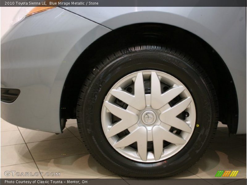 Blue Mirage Metallic / Stone 2010 Toyota Sienna LE