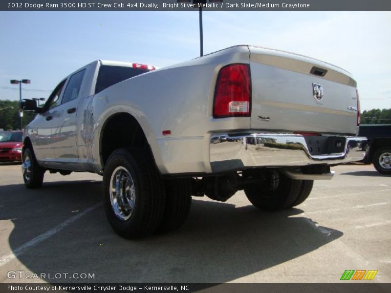 Bright Silver Metallic / Dark Slate/Medium Graystone 2012 Dodge Ram 3500 HD ST Crew Cab 4x4 Dually