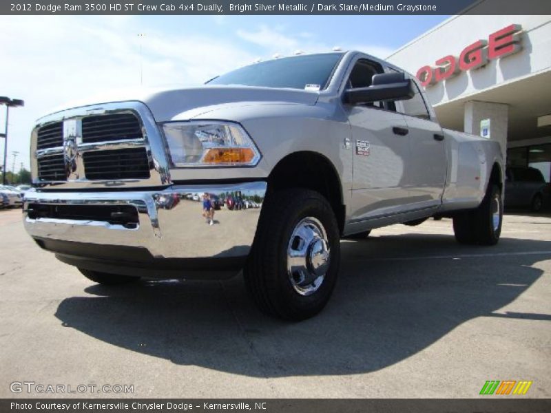  2012 Ram 3500 HD ST Crew Cab 4x4 Dually Bright Silver Metallic