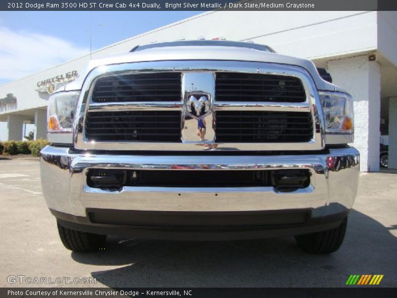 Bright Silver Metallic / Dark Slate/Medium Graystone 2012 Dodge Ram 3500 HD ST Crew Cab 4x4 Dually