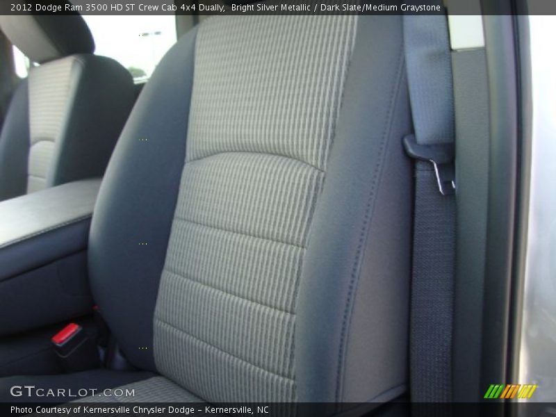 Bright Silver Metallic / Dark Slate/Medium Graystone 2012 Dodge Ram 3500 HD ST Crew Cab 4x4 Dually