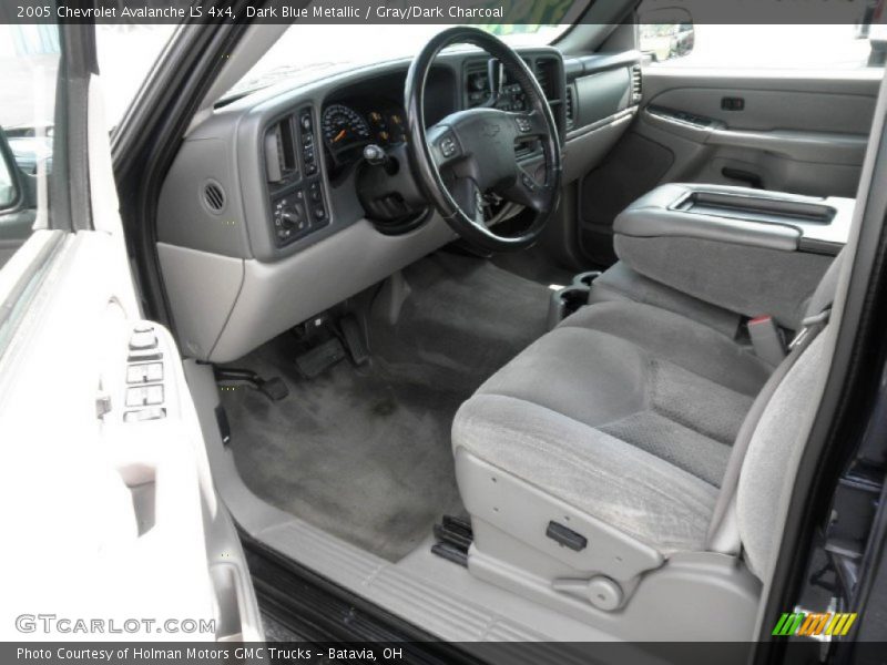 Dark Blue Metallic / Gray/Dark Charcoal 2005 Chevrolet Avalanche LS 4x4